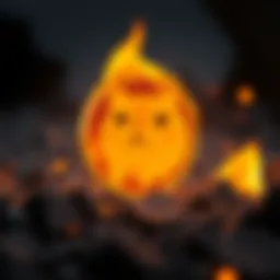 Conceptual illustration of Baby Doge coin burning