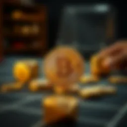 Concept of Bitcoin Dice Game
