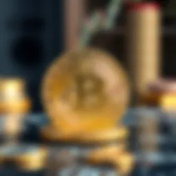 Conceptual representation of Bitcoin ETF