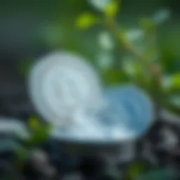 Conceptual representation of climate coins promoting sustainability