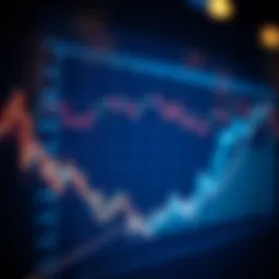 Graph illustrating the volatility index in financial markets