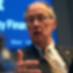 Gary Gensler speaking at a conference