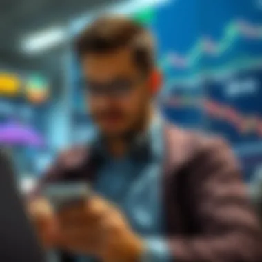 Utilizing Tools for Effective Investment Decisions Investor utilizing Trading Central tools for decision making