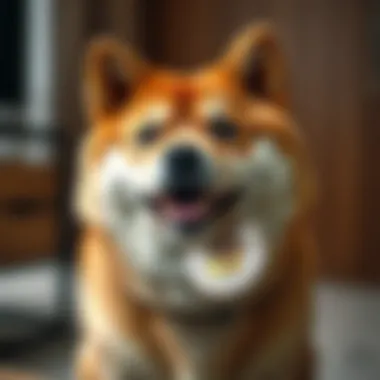 Shiba Inu and Cryptocurrency Connection A creative representation of the connection between Shiba Inu and cryptocurrency